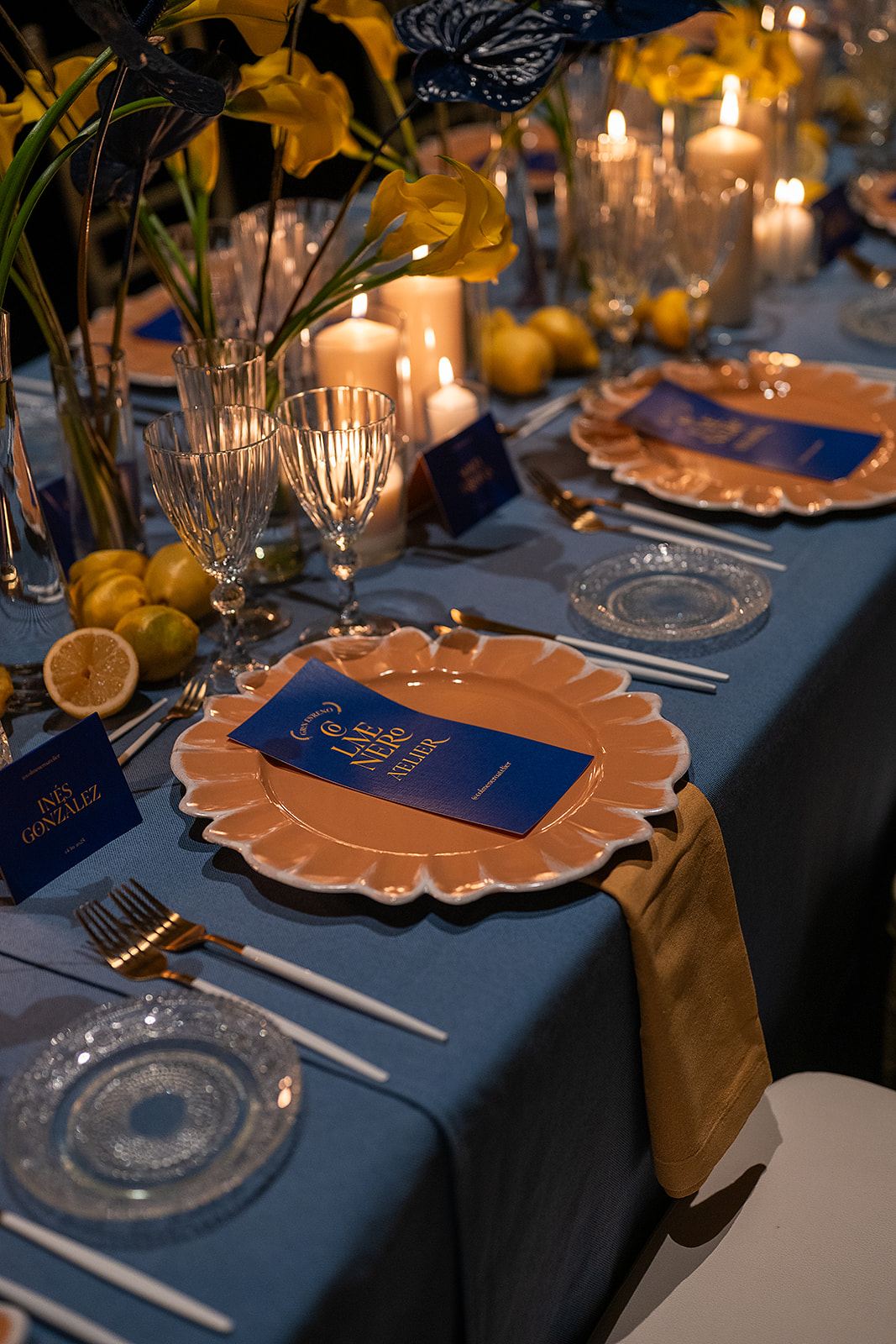 Mesa decorada del Gran Estreno Colmenero Atelier