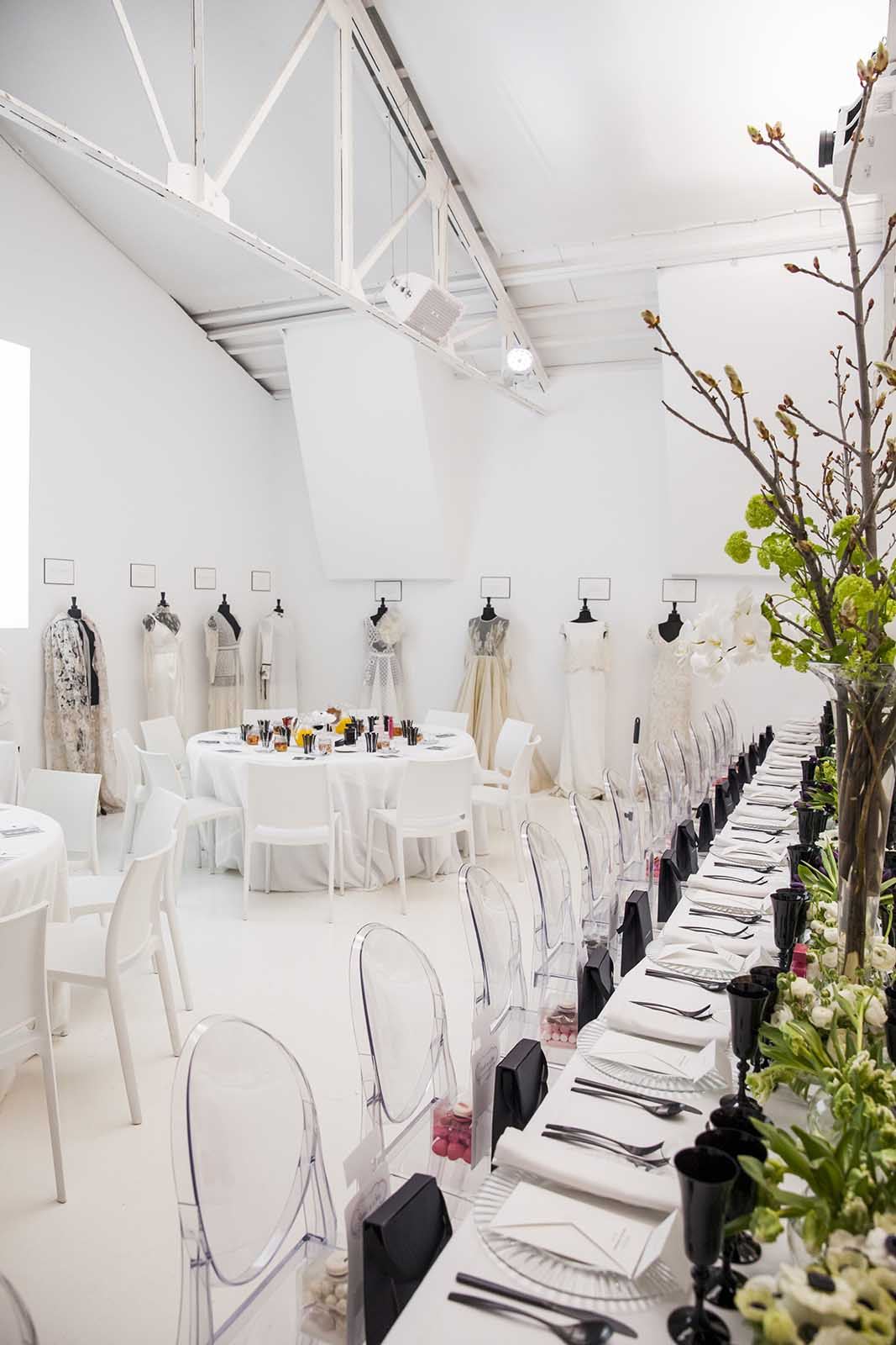 Mesa del evento Narciso Rodriguez For Her en Madrid